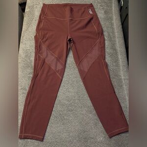 lululemon athletica Maroon High-Rise Leggings with Logo